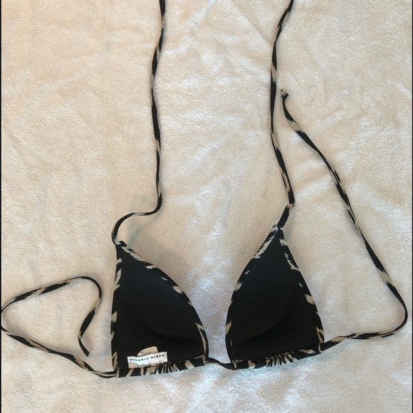 Robin Piccone Animal Print Swimsuit Top Size S - Picture 11 of 15